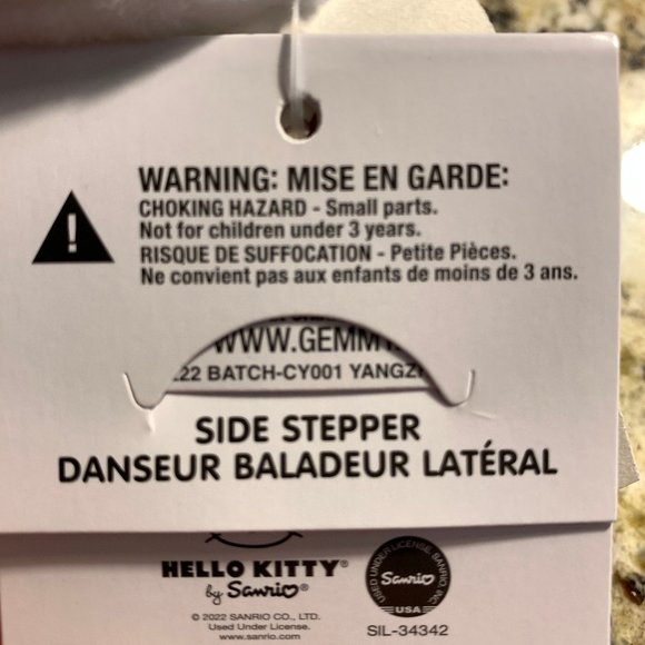 NEW 2022 Sanrio Hello Kitty Halloween Side Stepper Large Plush Skeleton Harpsi - Picture 5 of 9